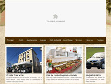 Tablet Screenshot of hotelpraiaemar.com.br